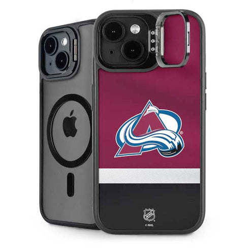 NHL Colorado Avalanche Jersey iPhone 15 Kickstand Case
